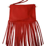 Red Clutch with Fringe